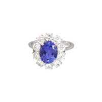 Ring Woman Tanzanite in White Gold Tanzanite AN TANZ 2.45